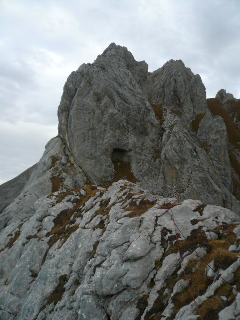 La mamule - arête vers la bougie sommitale