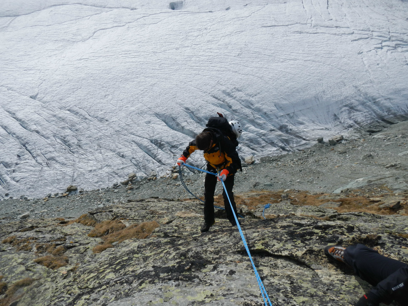 Petit rappel en dessous de la cabane