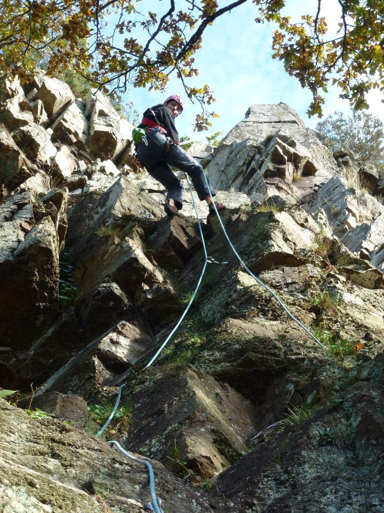 En rappel dans Voie Publique