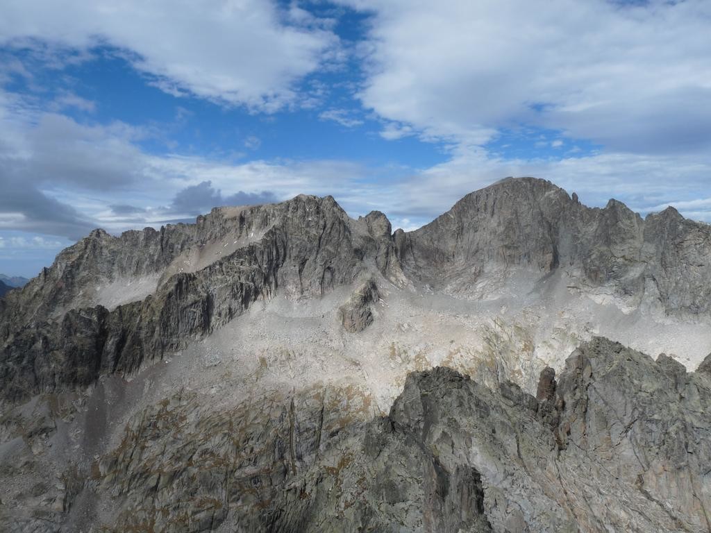Frondellas et Balaïtous depuis le Gavizo-Cristail