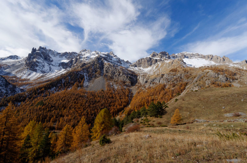 Arrivée dans le joli vallon de la Trancoulette