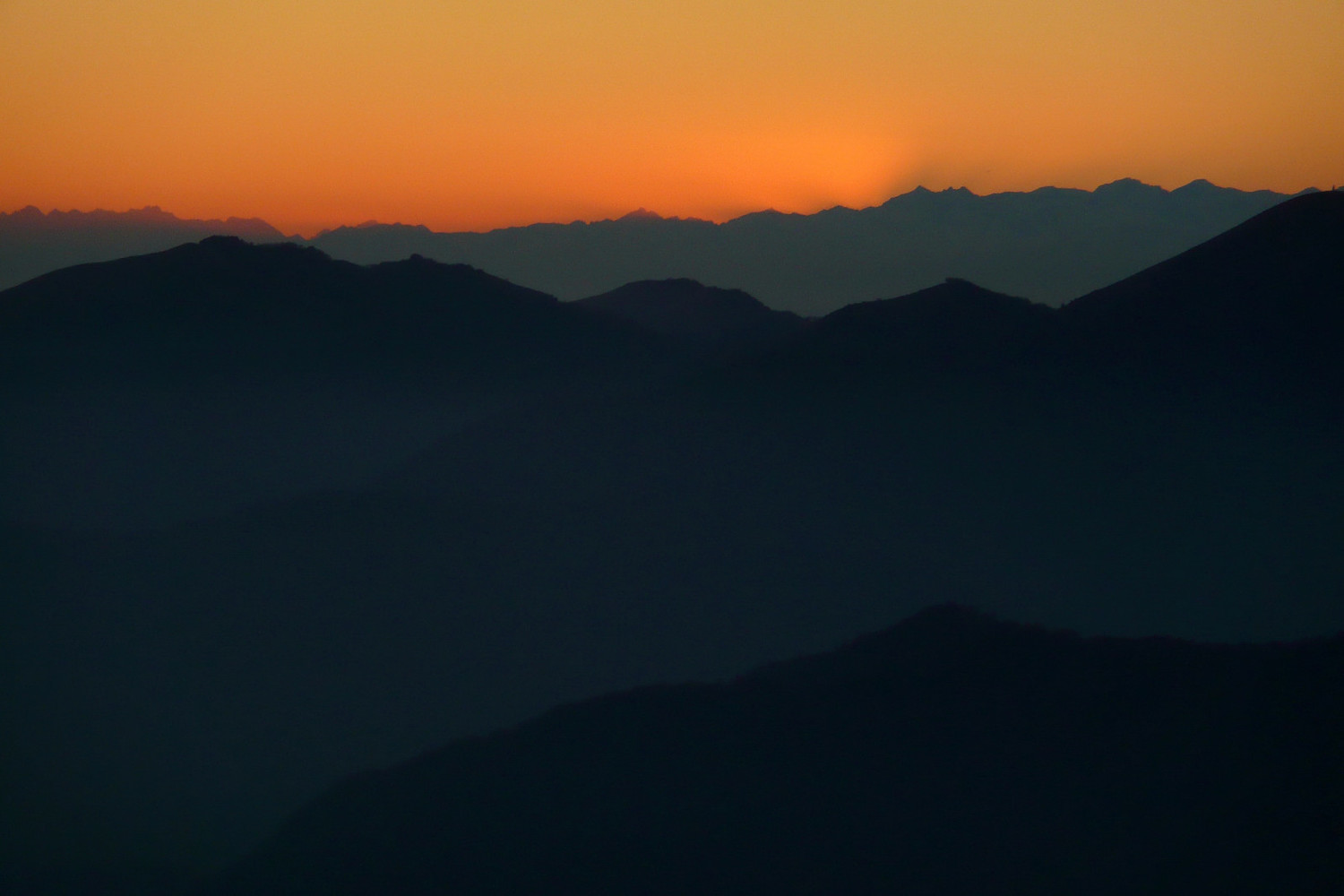 tramonto dalla Cermenati