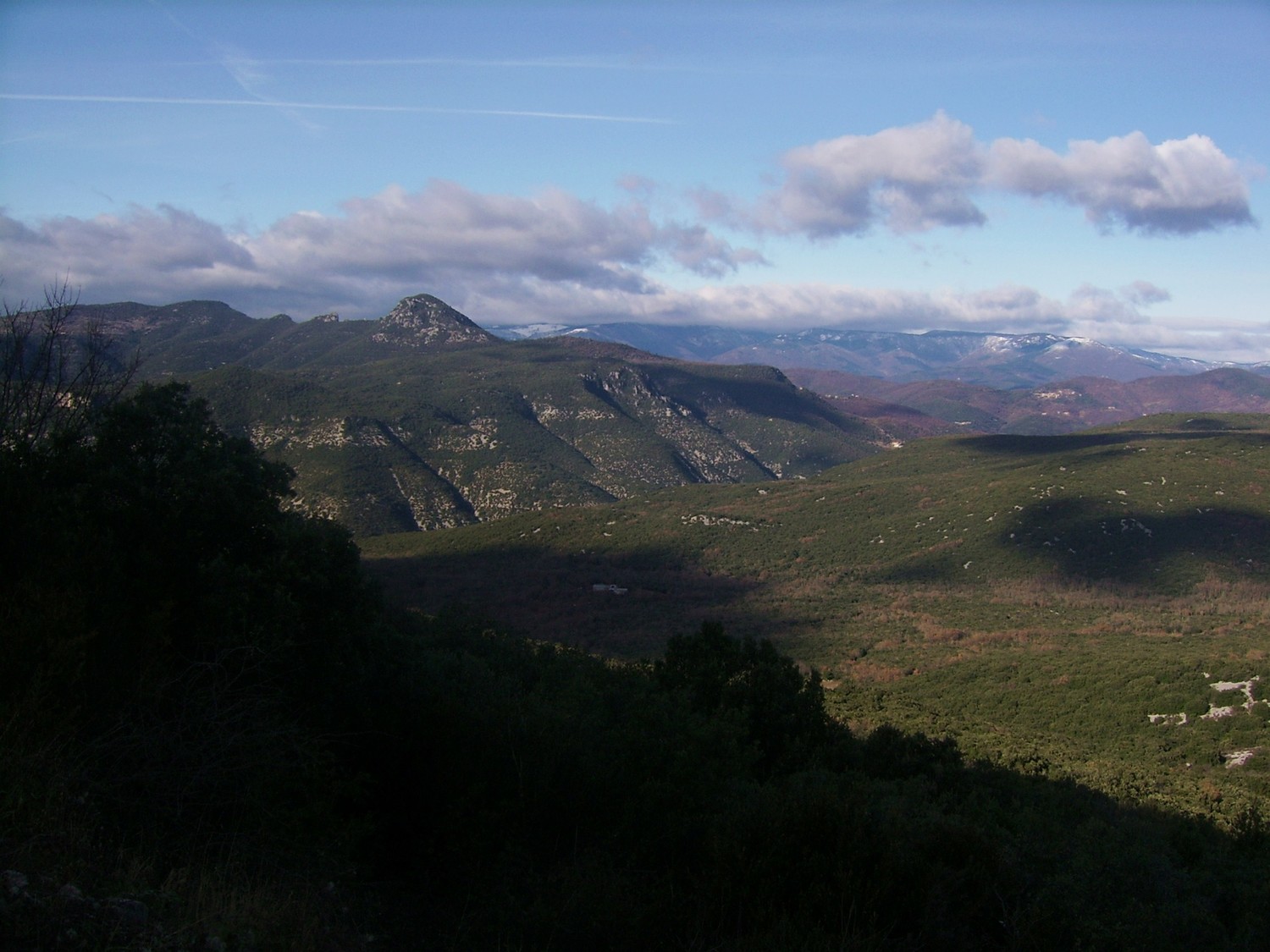 Panorama vers les Cévennes