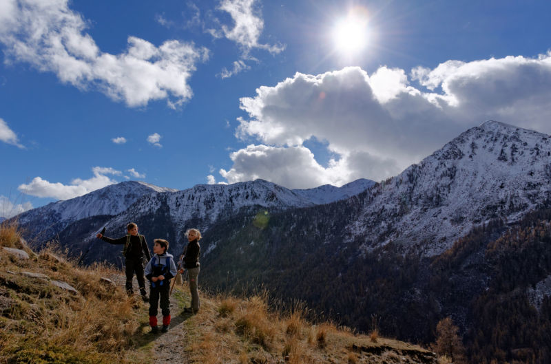 Aux abords des chalets de Biaune