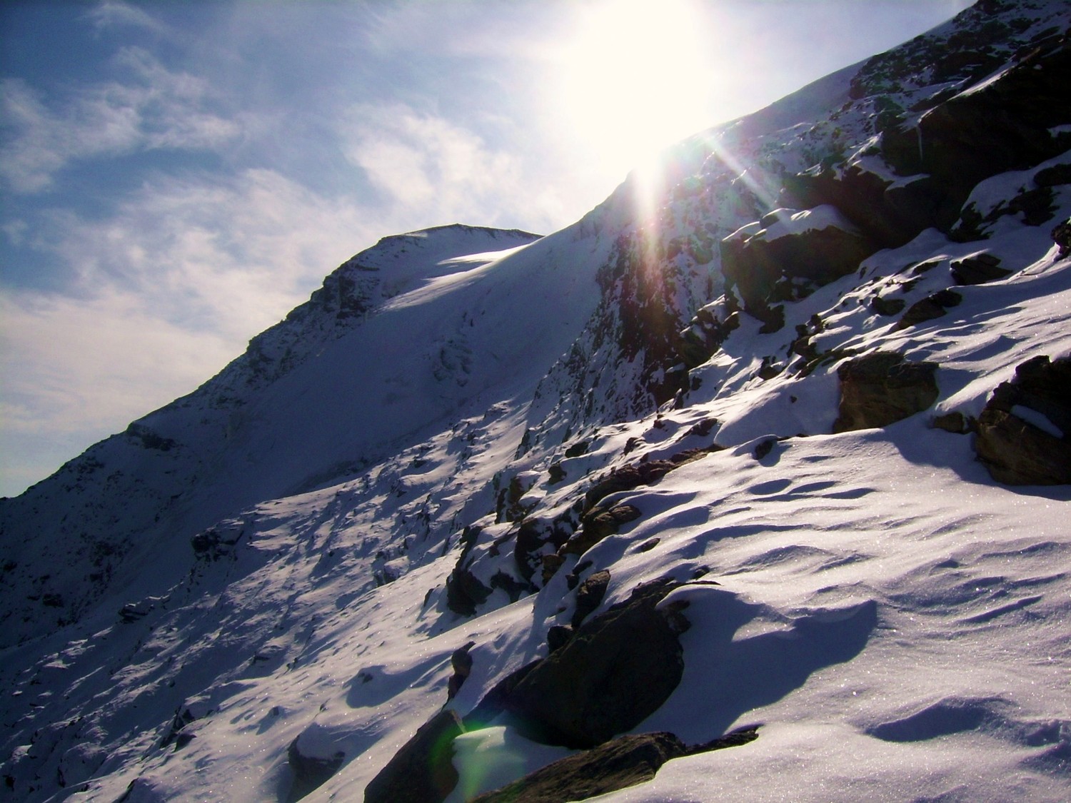 Montée vers le glacier