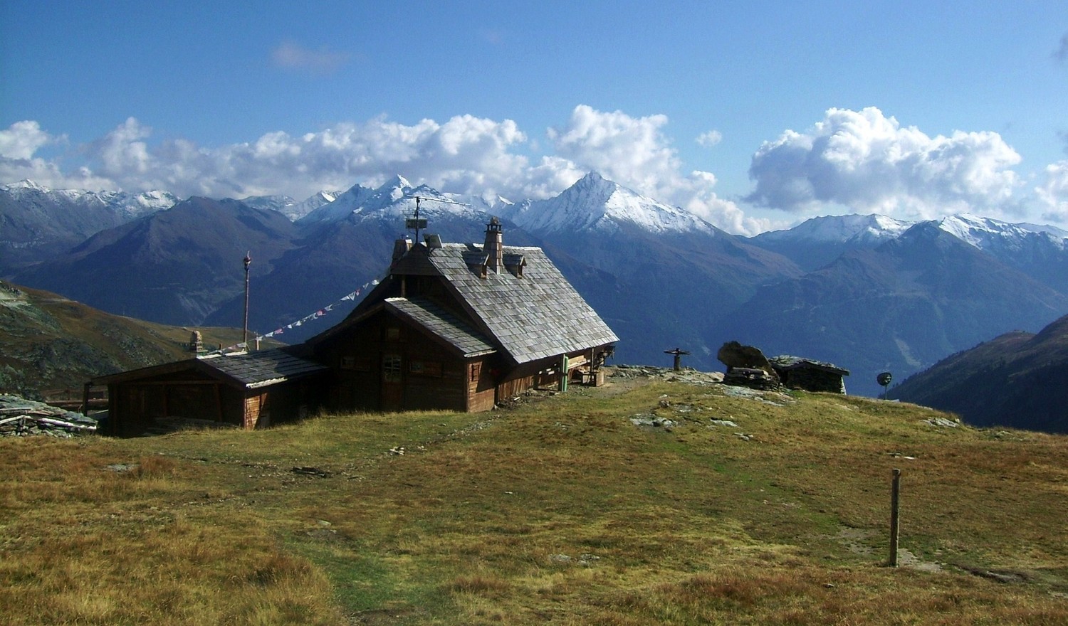 Retour au refuge de la Dent Parrachée