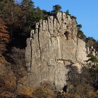 Rocher de 11 heures, partie haute