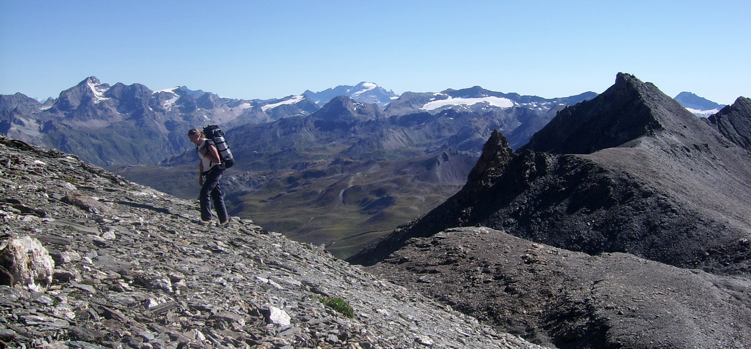 Au col des Barmes de l'Ours