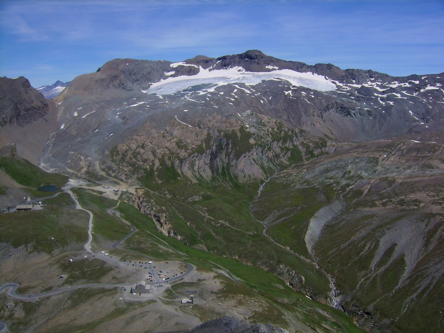 La Pointe du Montet au-dessus du col de l'Iseran