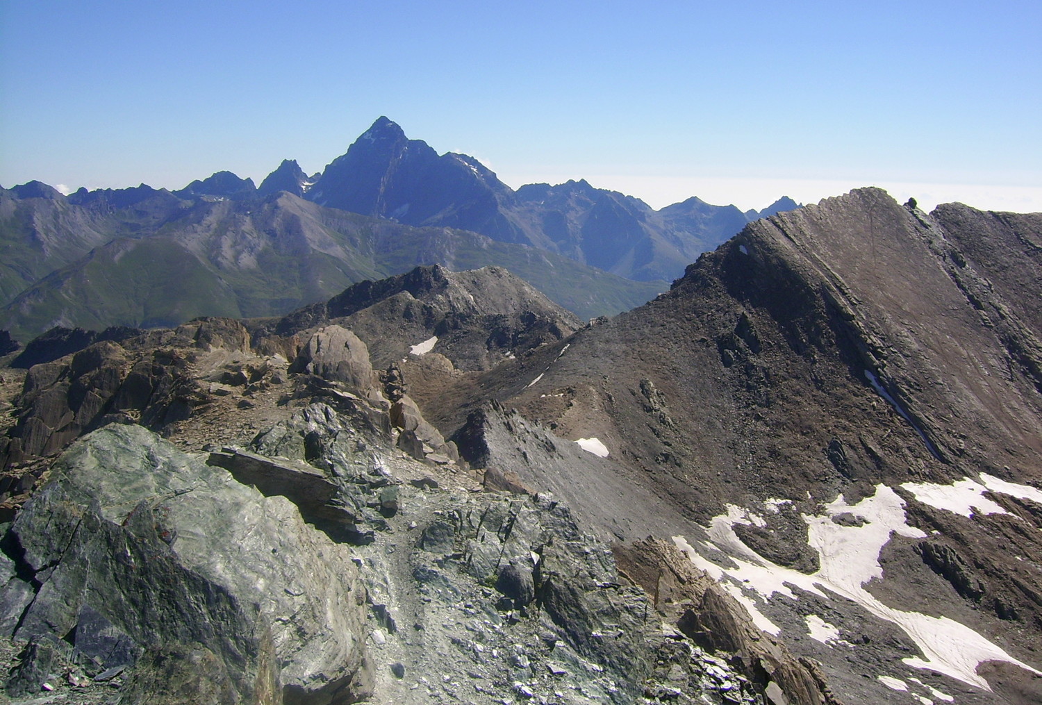 Vue sur le Viso, seigneur de la région