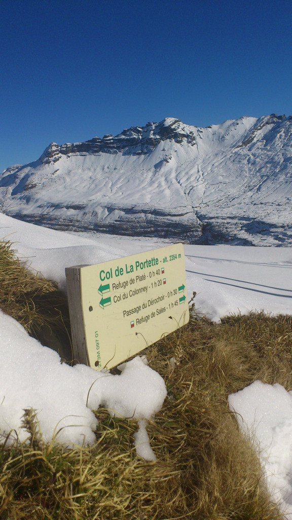 le col lui même