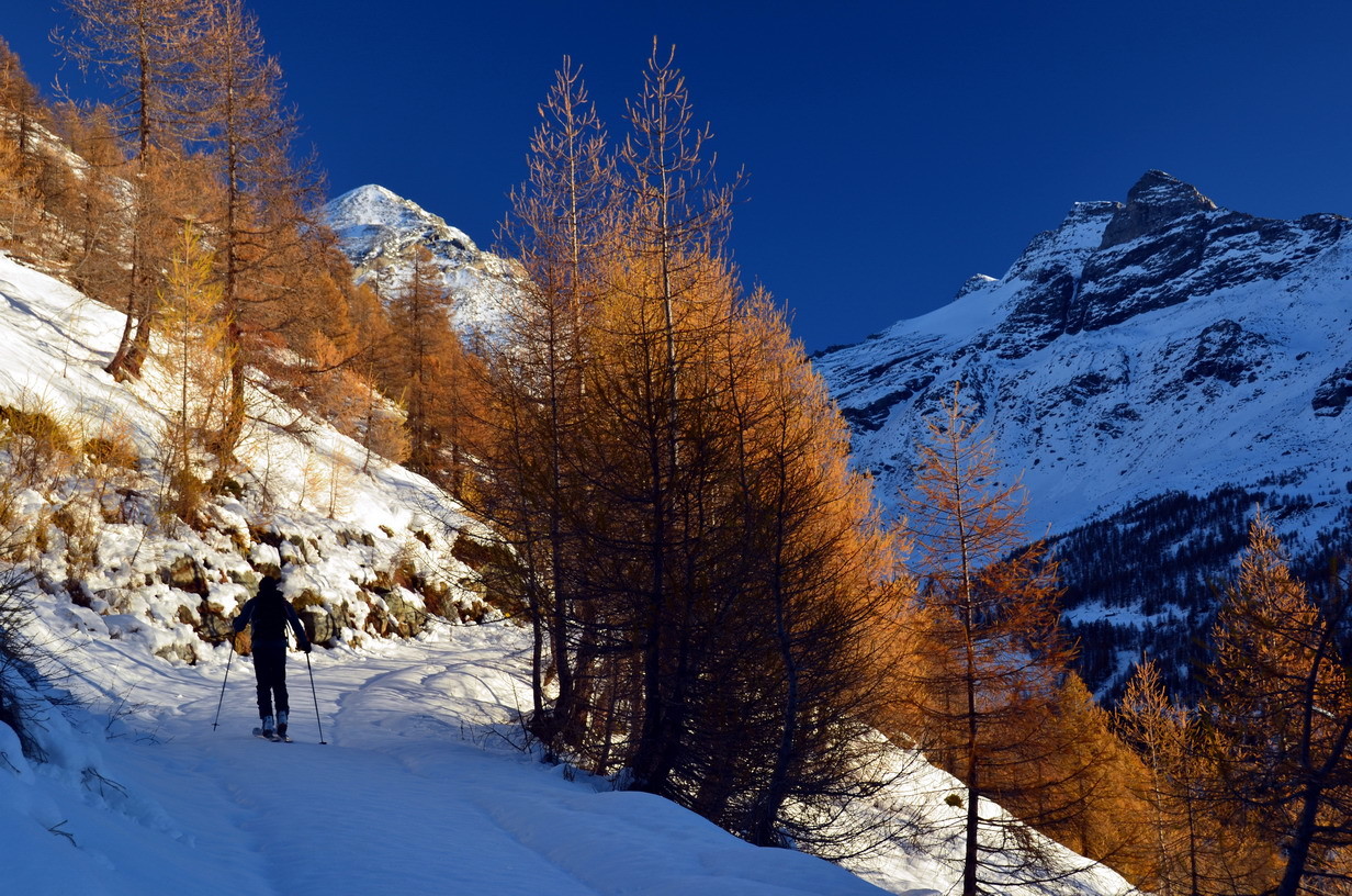 Scialpinismo autunnale a Chatzustafel
