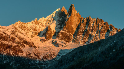 L'Aiguille Verte et les Drus - versant Nant Blanc L'Aiguille Verte et les Drus - versant Nant Blanc