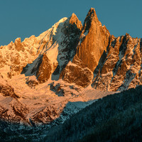 L'Aiguille Verte et les Drus - versant Nant Blanc