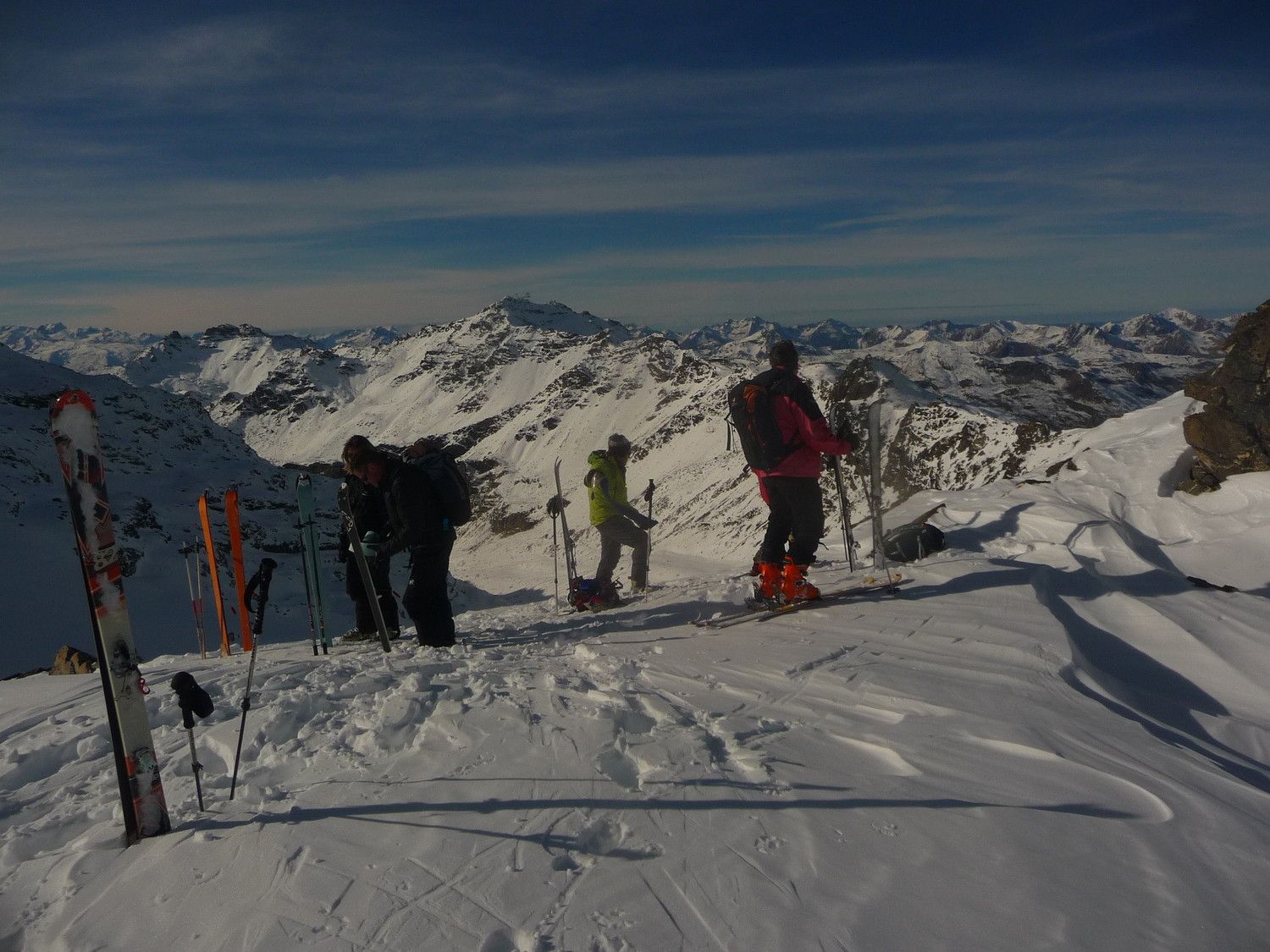 Arrivée au col de Pierre Lory