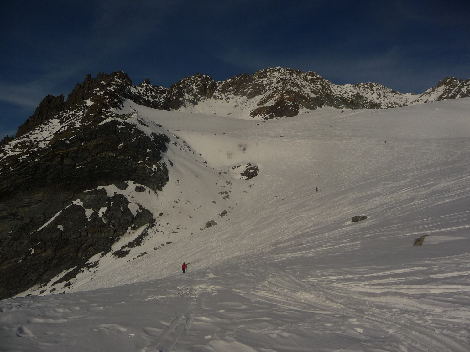 Arrivée au col de Thorens