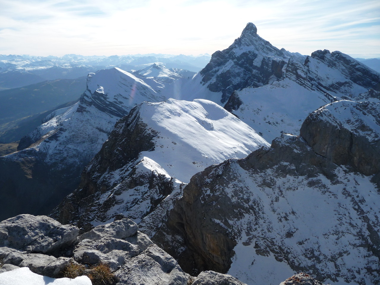 au sommet, superbe !