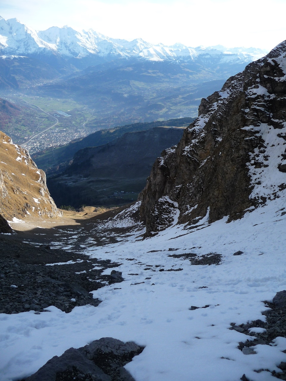 conditions depuis le sommet de la forclaz