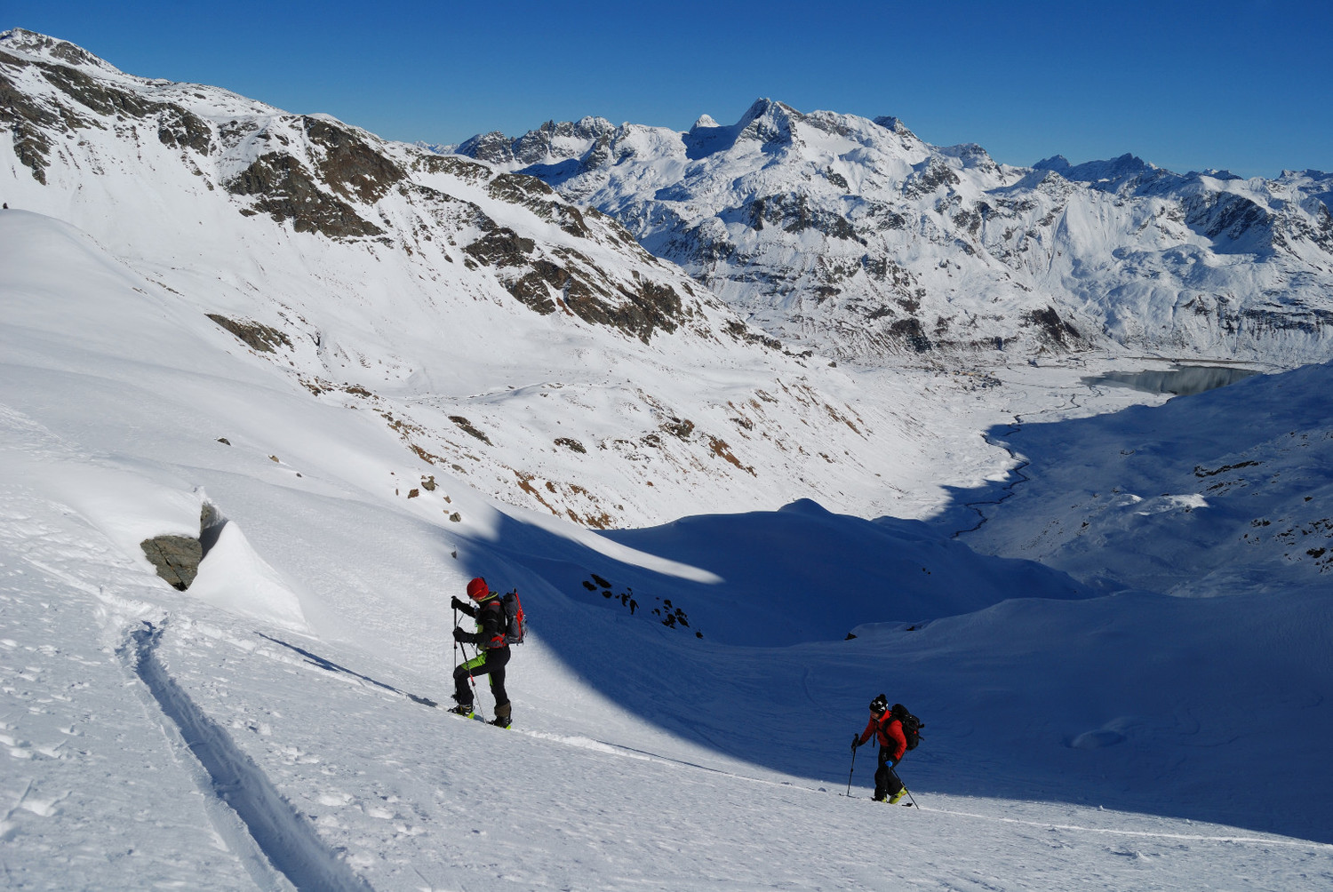 Flavio e Camilla salgono in Val Loga