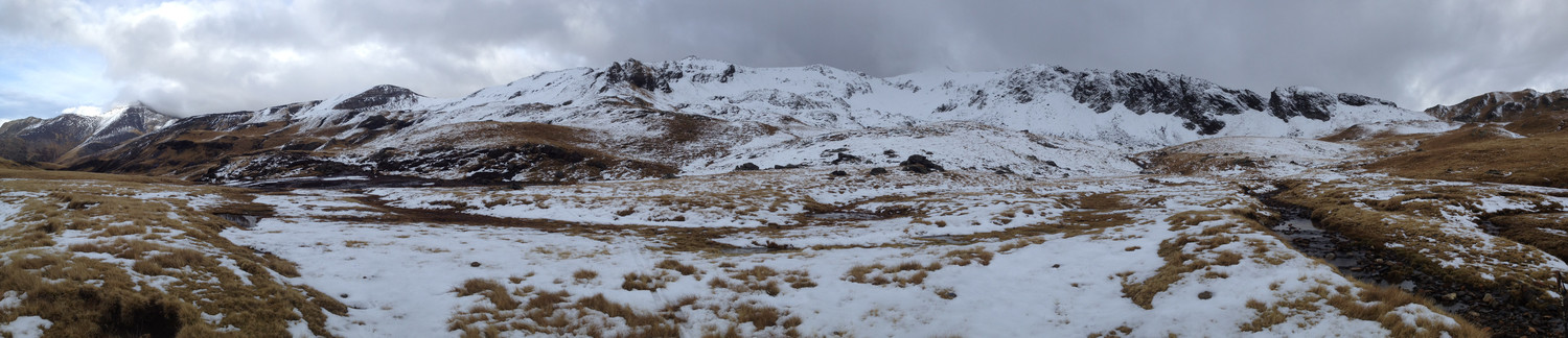 Panoramique du pic de Cauaère au port d'Ourdissètou