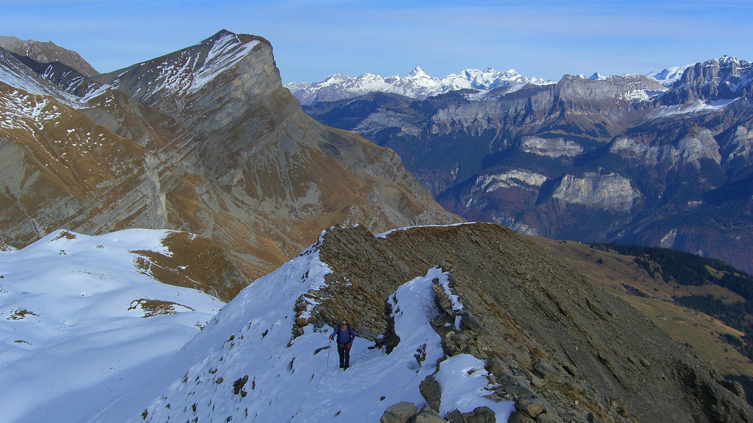 Col de Portette - les arêtes de la besse
