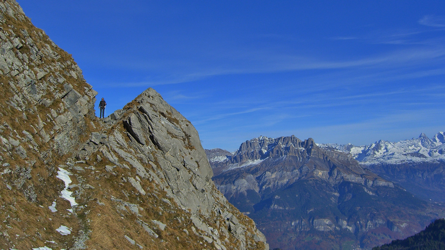 Col de Portette - Descente vers les chalets de Coeur
