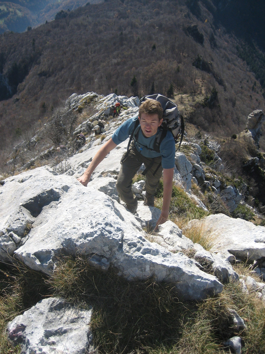 Sur l'arête