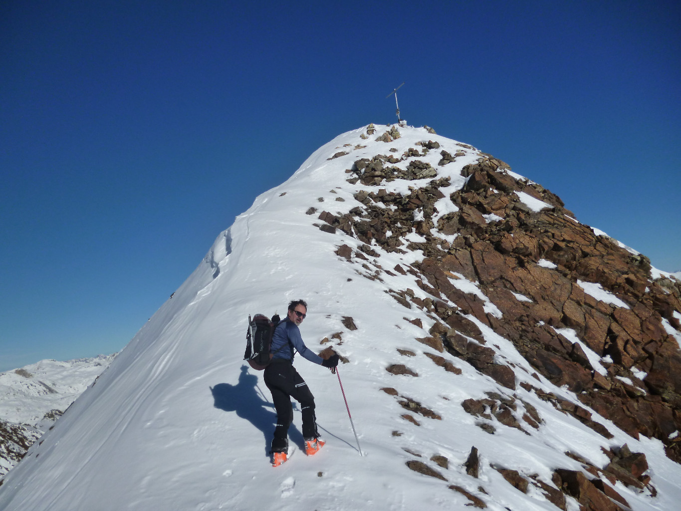 Piz Ursera: ultimi passi per la cima