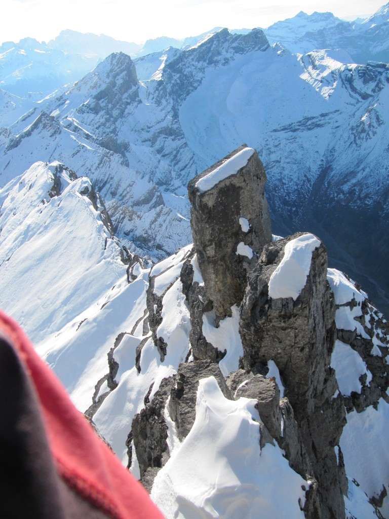 gendarmes sur l'arête