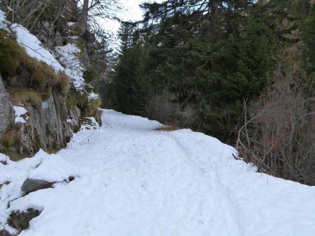 On chausse ici - 1820m.