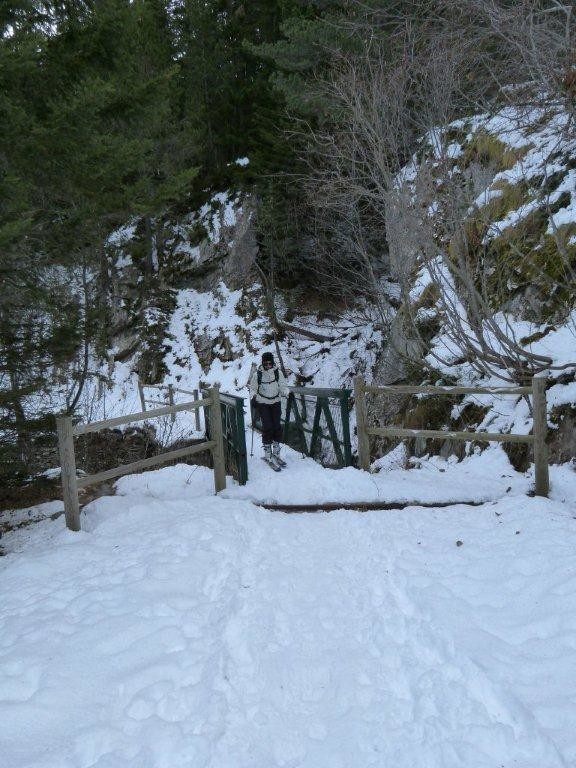 Enneigement peu avant le lavoir