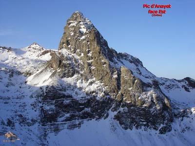 Pic d'Anayet - Face est en hiver Pic d'Anayet - Face est en hiver