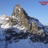 Pic d'Anayet - Face est en hiver