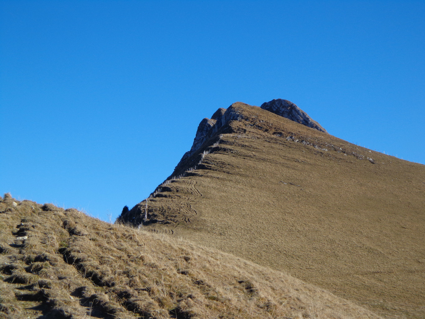 Départ de l'arête