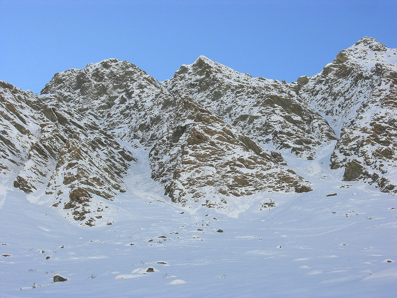 couloir NE banane de gauche