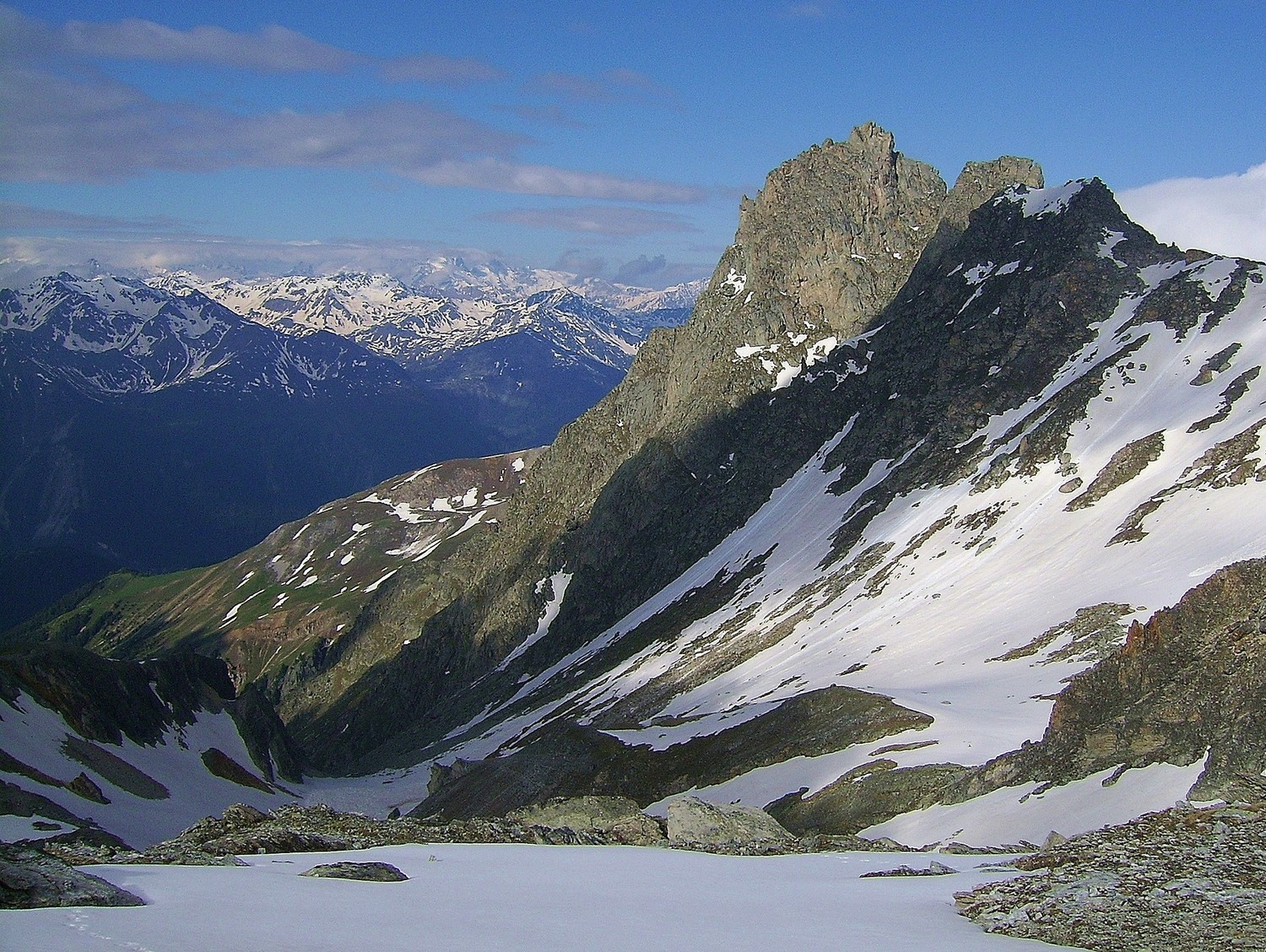 La belle Aiguille Doran, depuis le col