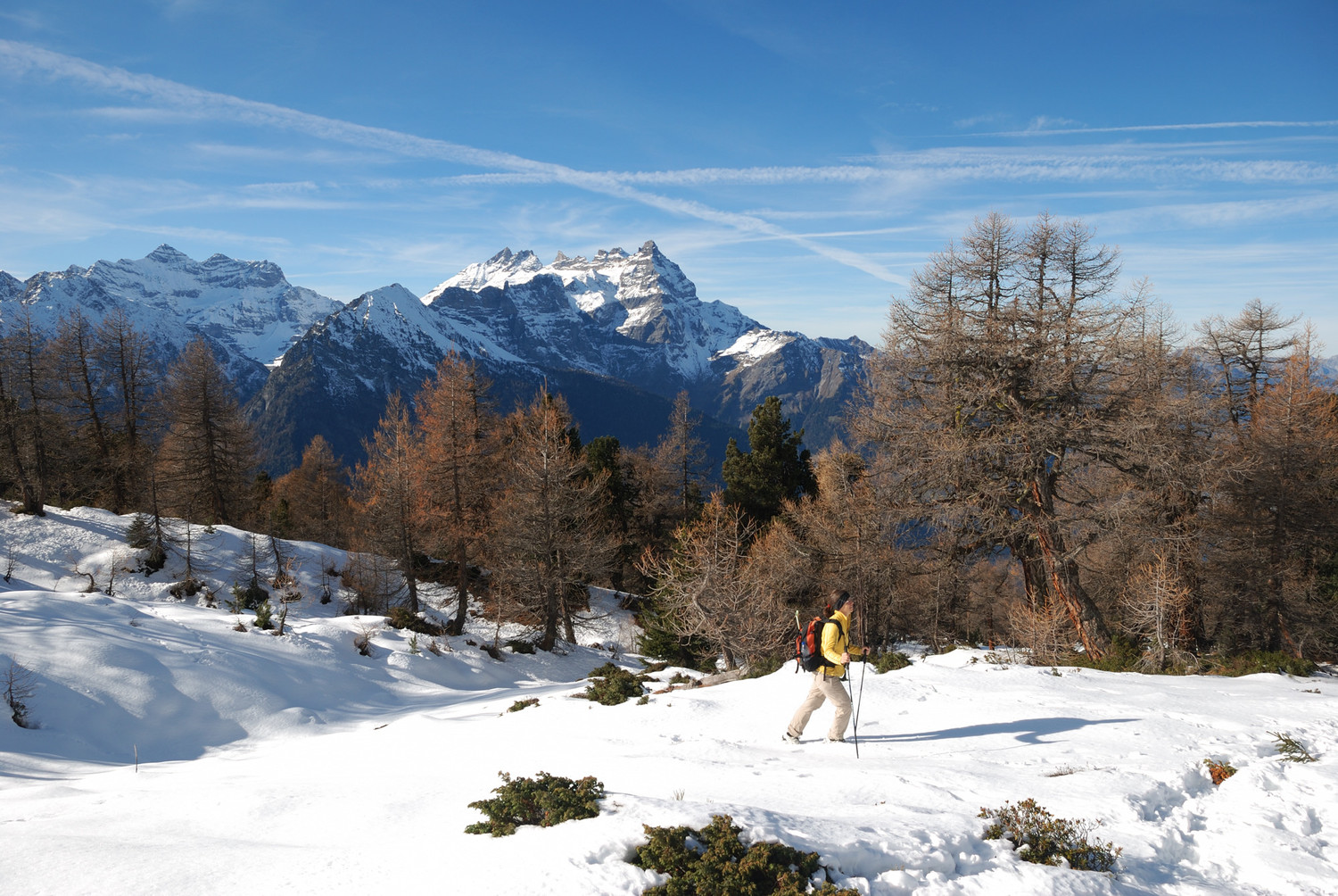 Scex Carro (Bas Valais) : entre le sommet et la cabane