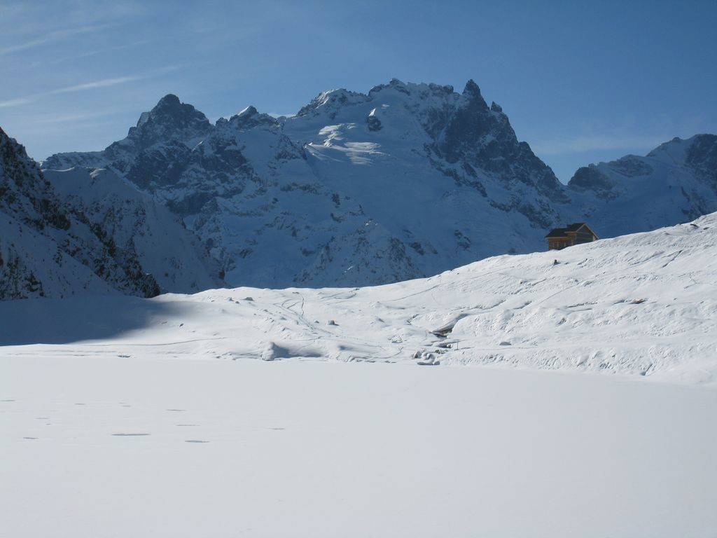 Lac du Goléon et Meije