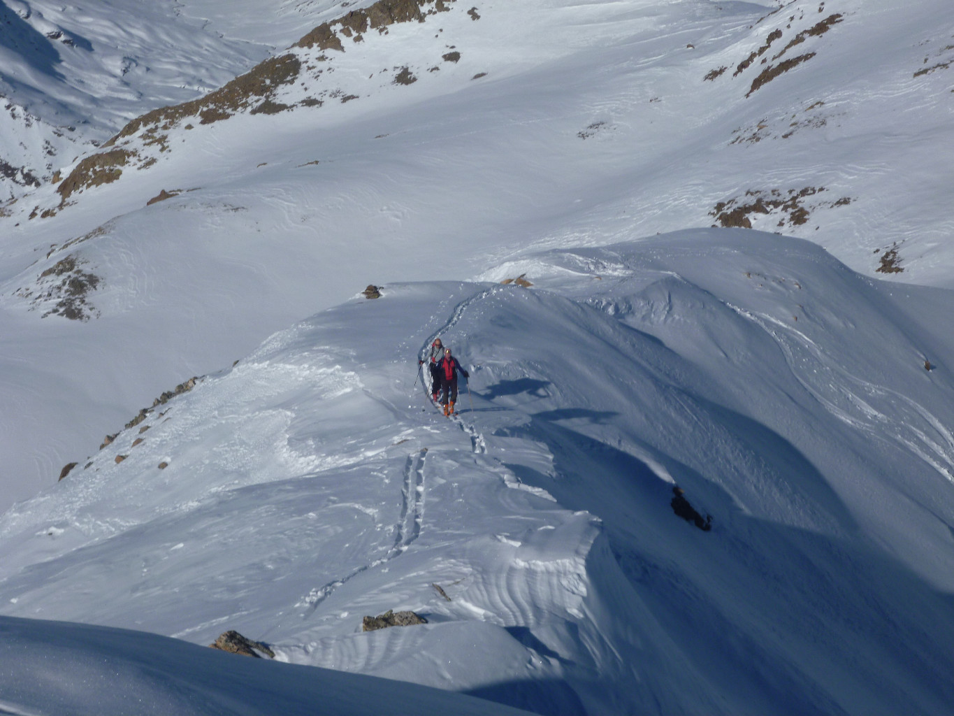 Monte Vago: prima parte della cresta