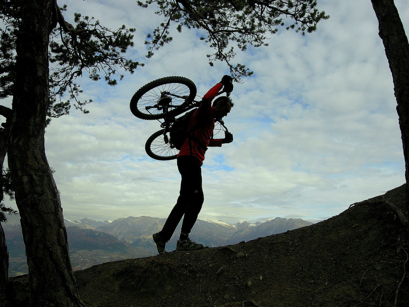 sur la crête, belle ambiance