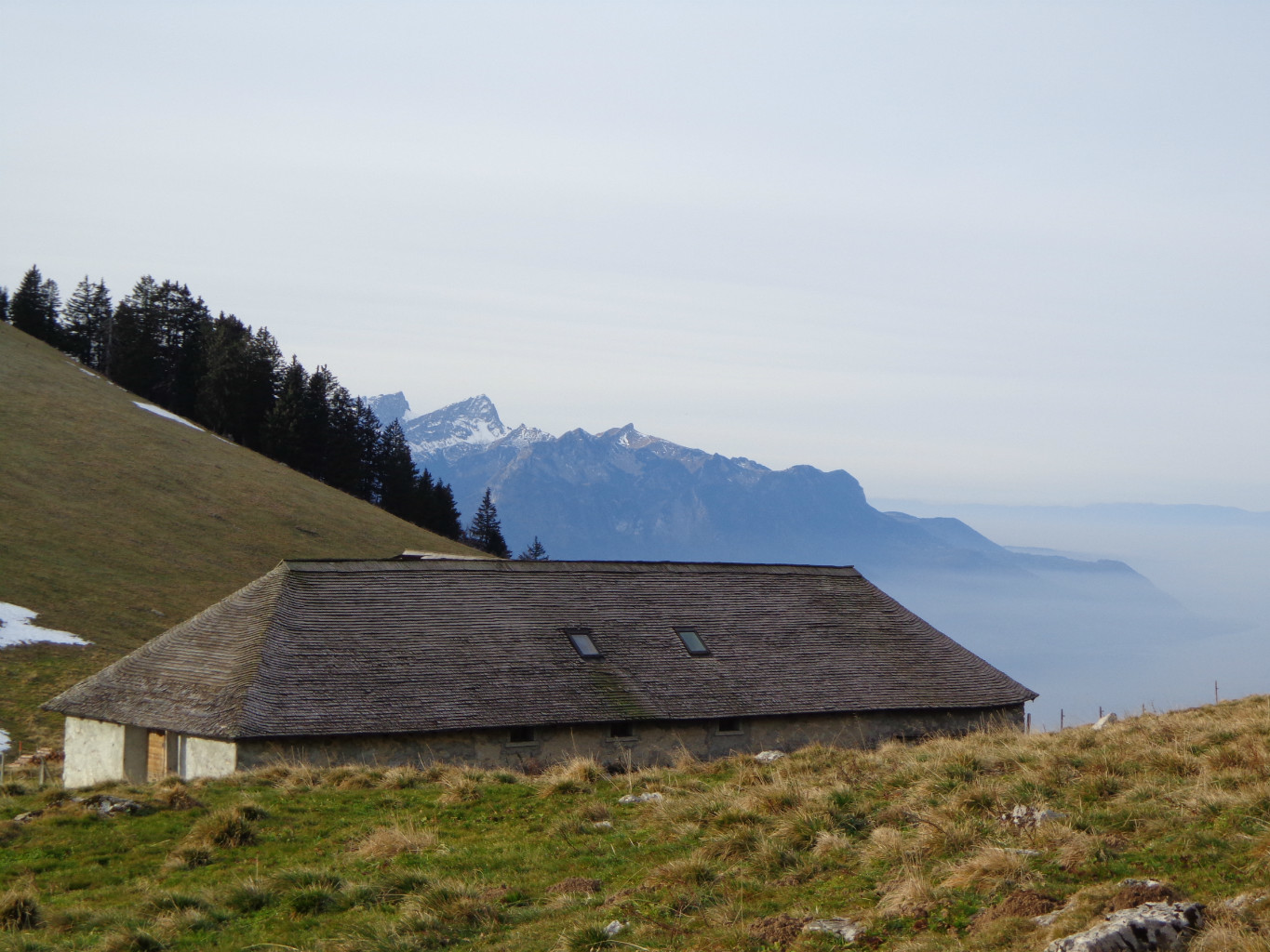 Départ du Col de Jaman