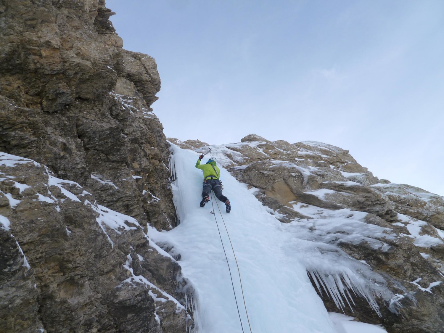 Jules dans la cascade de L4