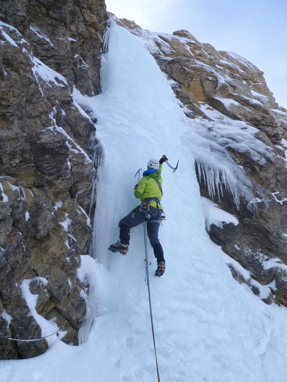 Jules dans la cascade de L4
