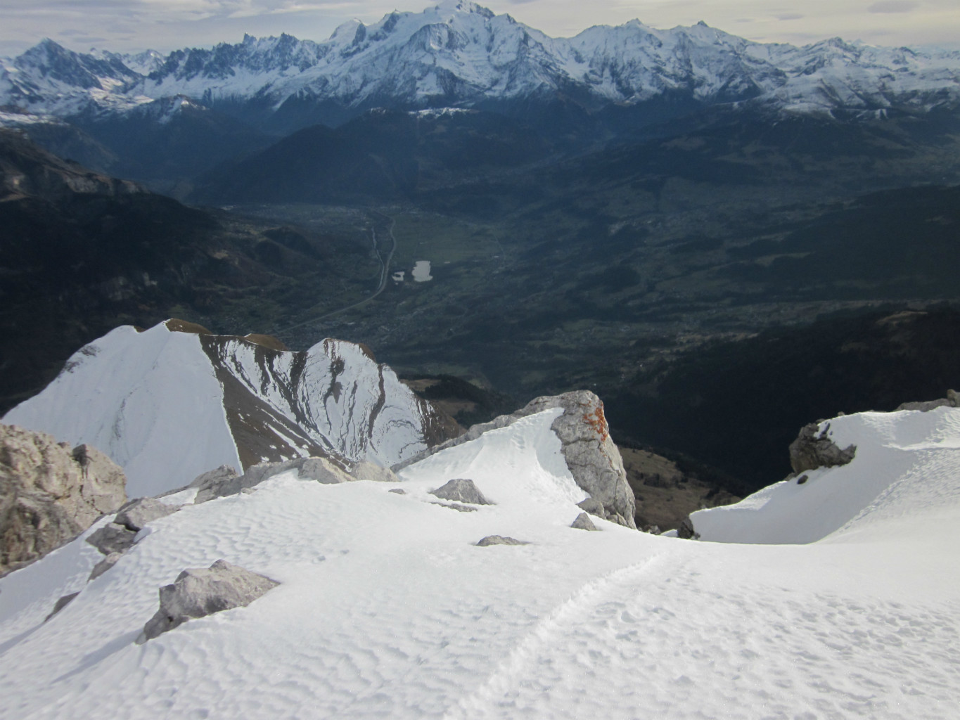 Le Mont-Blanc de la Pointe Percée