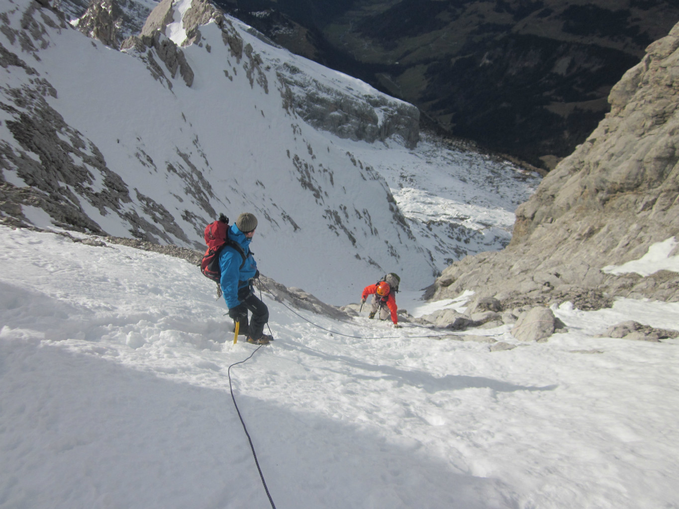 redescente couloir