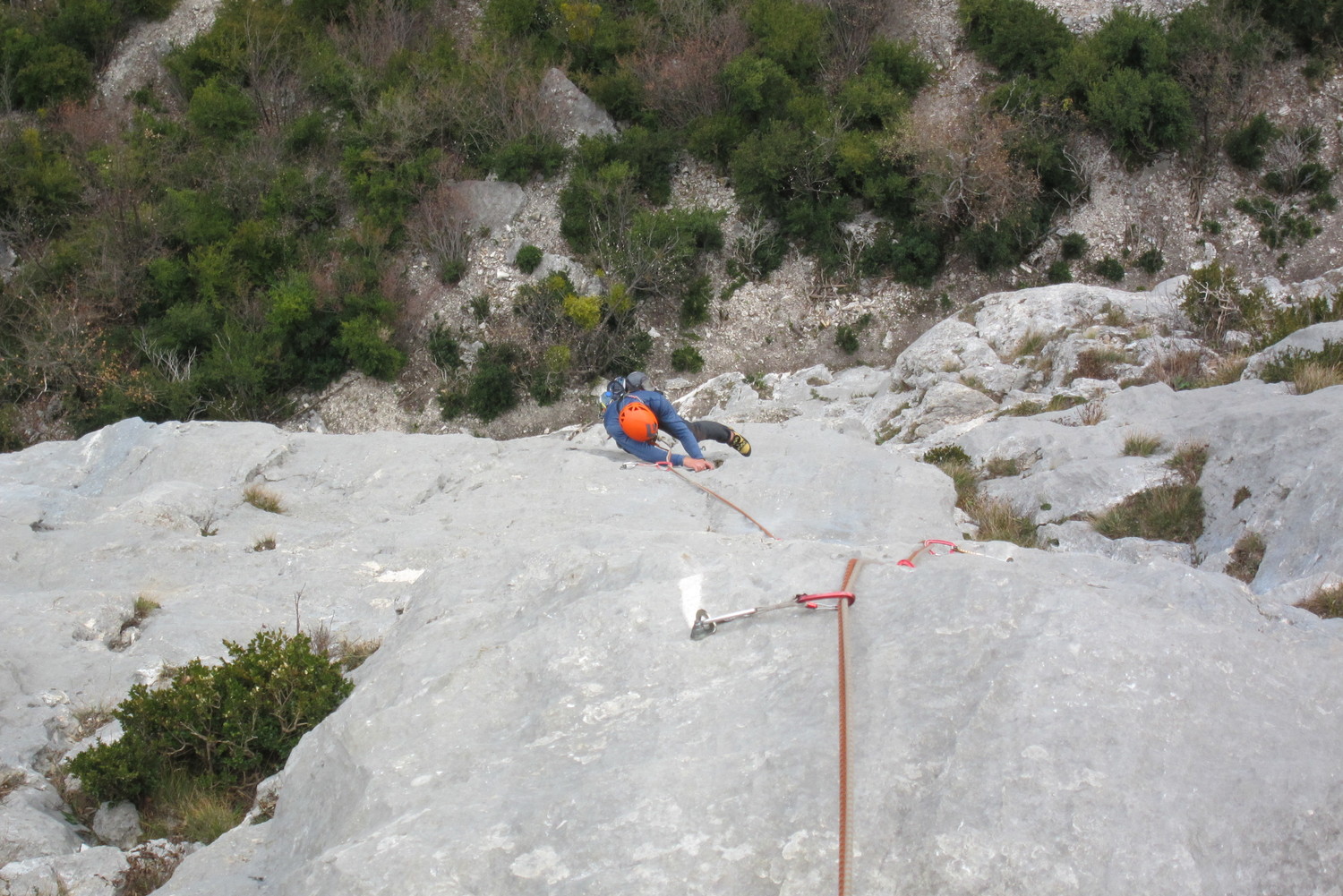 L3 technique sur un rocher verdonnesque comme on dit ! :)