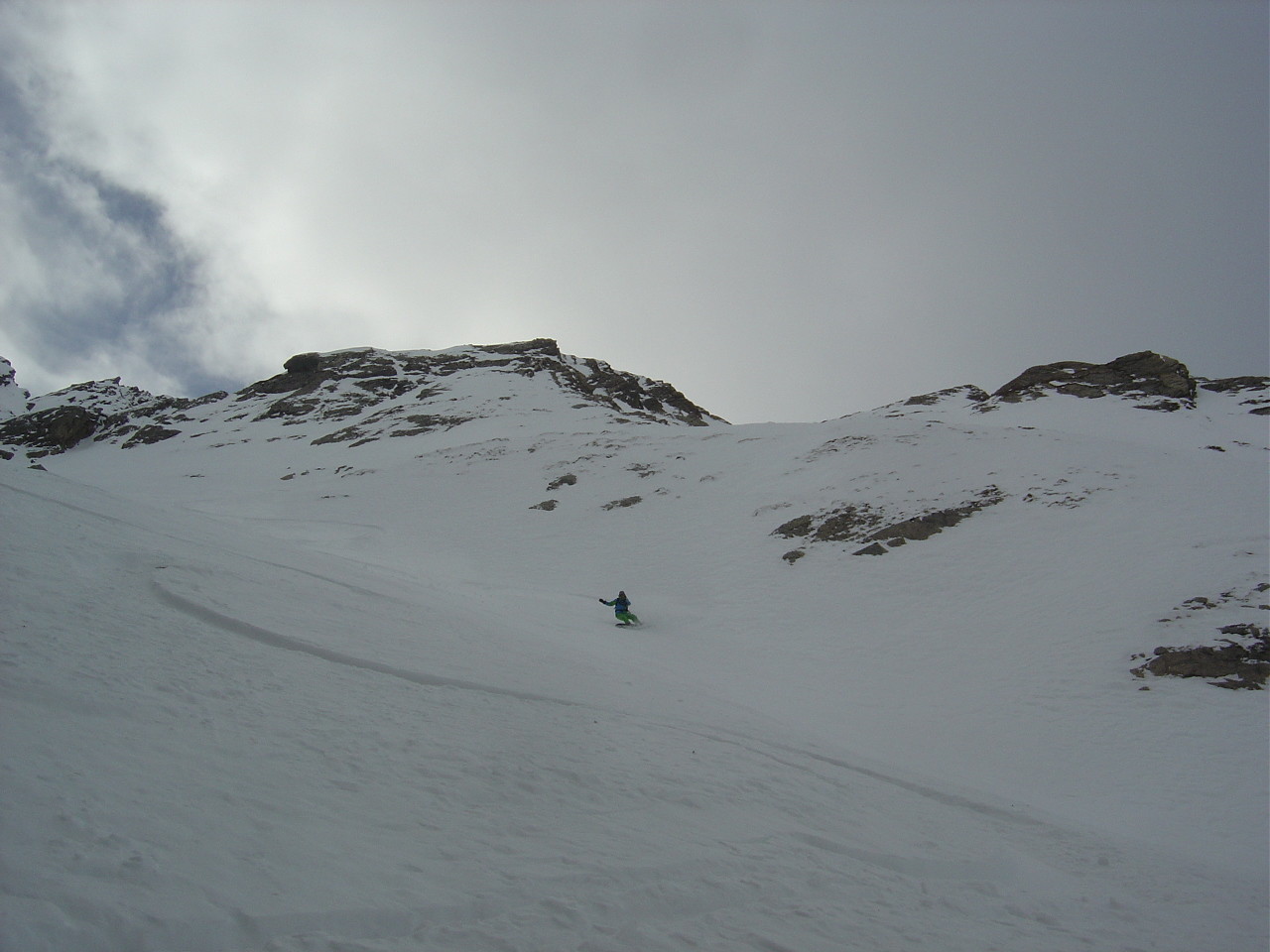 Partie médiane du couloir NE