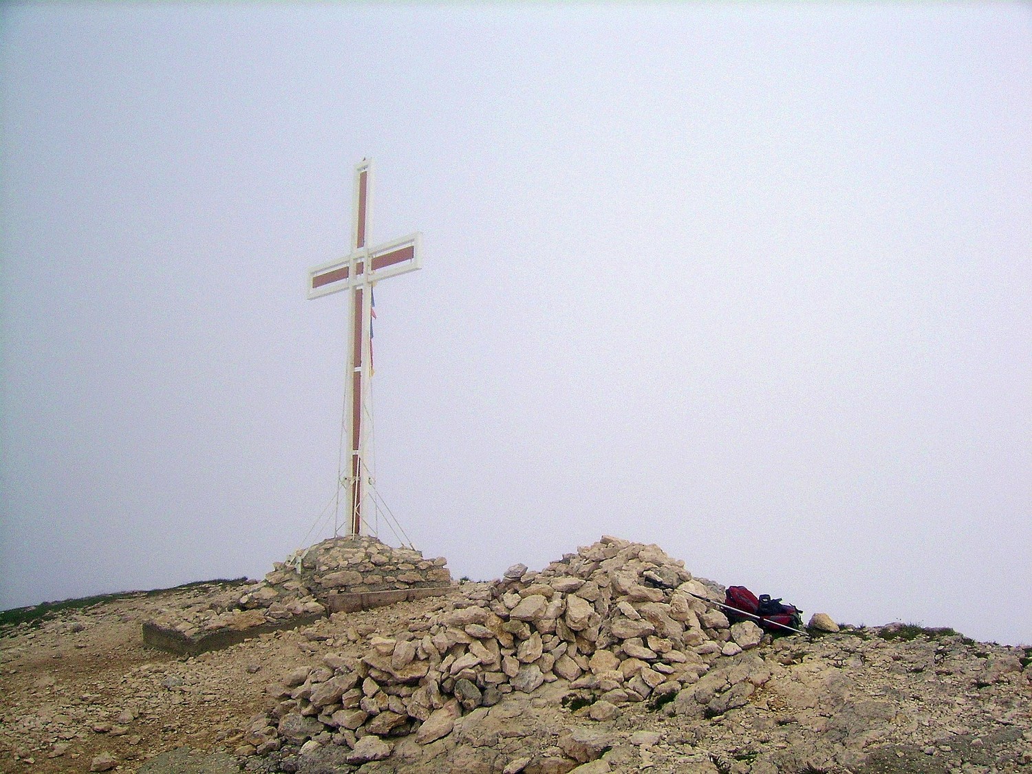 Au sommet, dans les nuages...