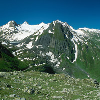 Punta dei Camosci 3053m, Blinnenhorn 3373m, Fülhorn 2864m, par omα