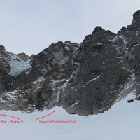 Face N de l'Aiguille des Pélerins